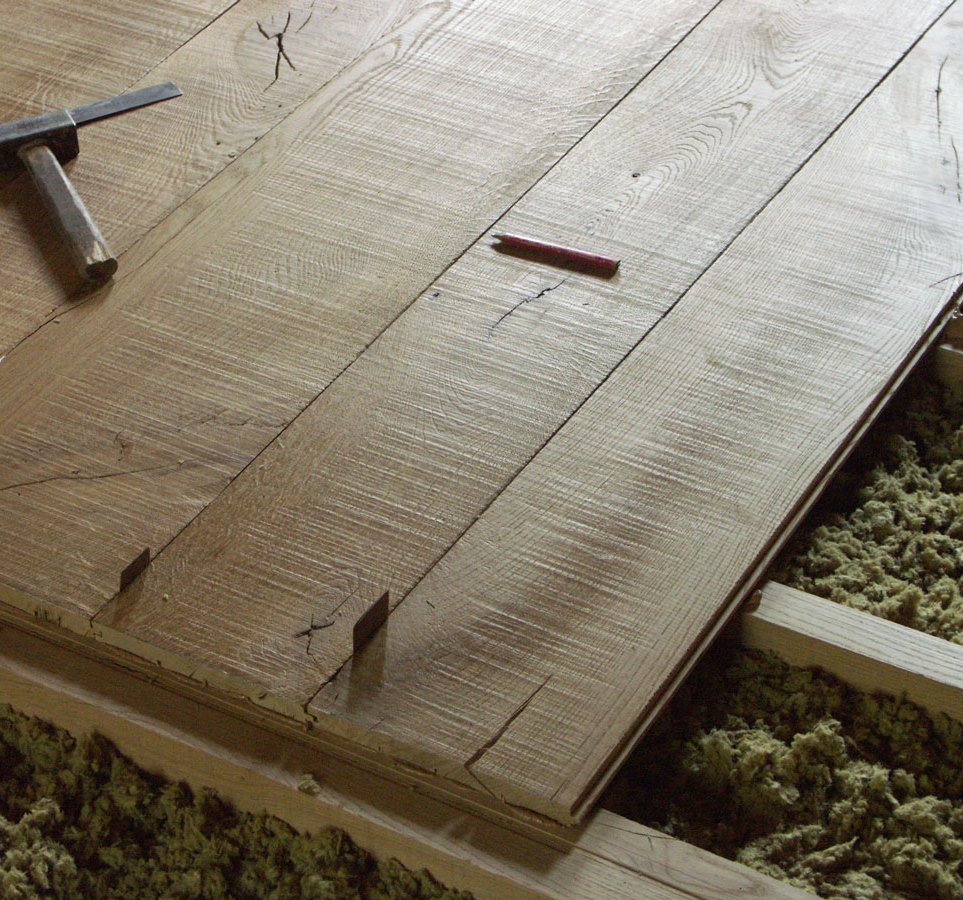 Handgelegde houten vloeren