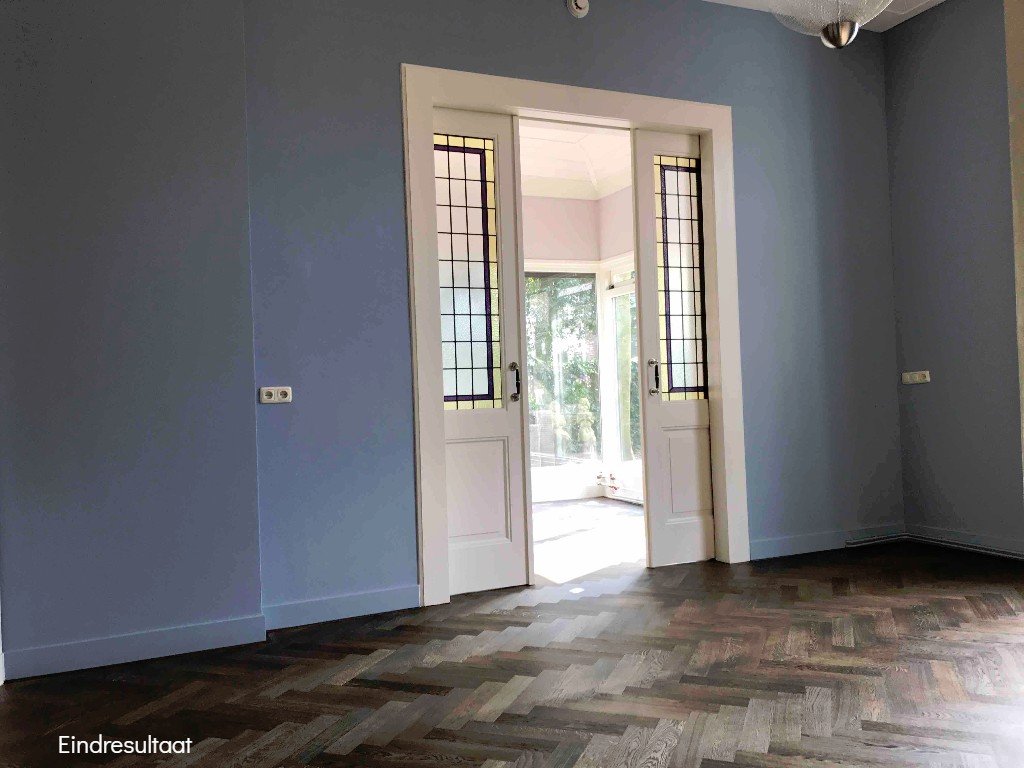 Verhoeven Parket eindresultaat visgraat vloer